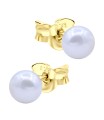 Pearl Silver Stud Earring STS-7092